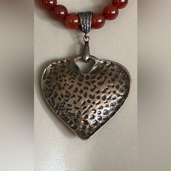 20-1/2 inch Leopard Skin Gemstone bead Necklace NWOT - Picture 13 of 14